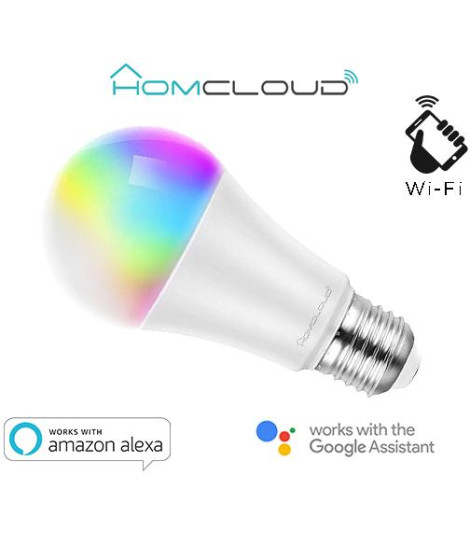 Lampadina Wi-FI RGB + Bianco CCT E27 dimmerabile