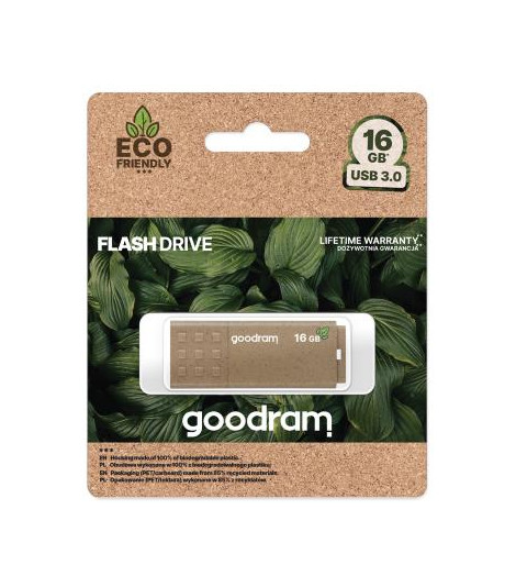 Pendrive GoodRAM 16GB UME3 GREEN USB 3.0 - retail blister