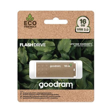 Pendrive GoodRAM 16GB UME3 GREEN USB 3.0 - retail blister