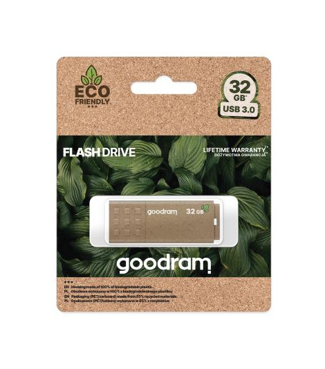 Pendrive GoodRAM 32GB UME3 GREEN USB 3.0 - retail blister