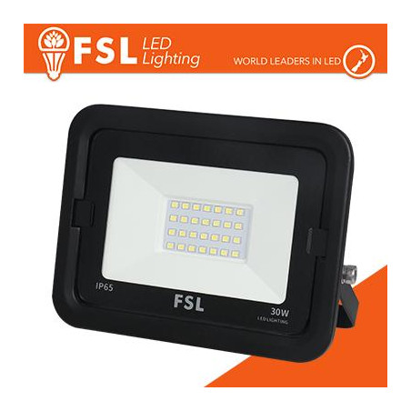 Proiettore per esterni Nero 30W - IP65 115° 6500K