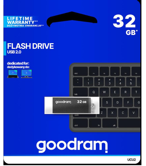 Pendrive GoodRAM 32GB UCU2 USB 2.0 - retail blister