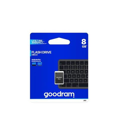 Pendrive Goodram UPI2 8GB USB MINI 2.0 blk - retail blister