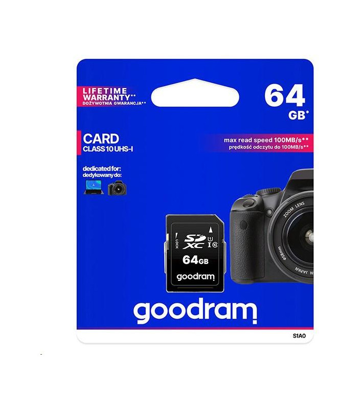 Scheda SD 64GB SDXC Goodram - blister retail