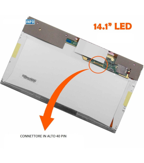 Display LTN141AT15 14.1 inch LED 40 pin