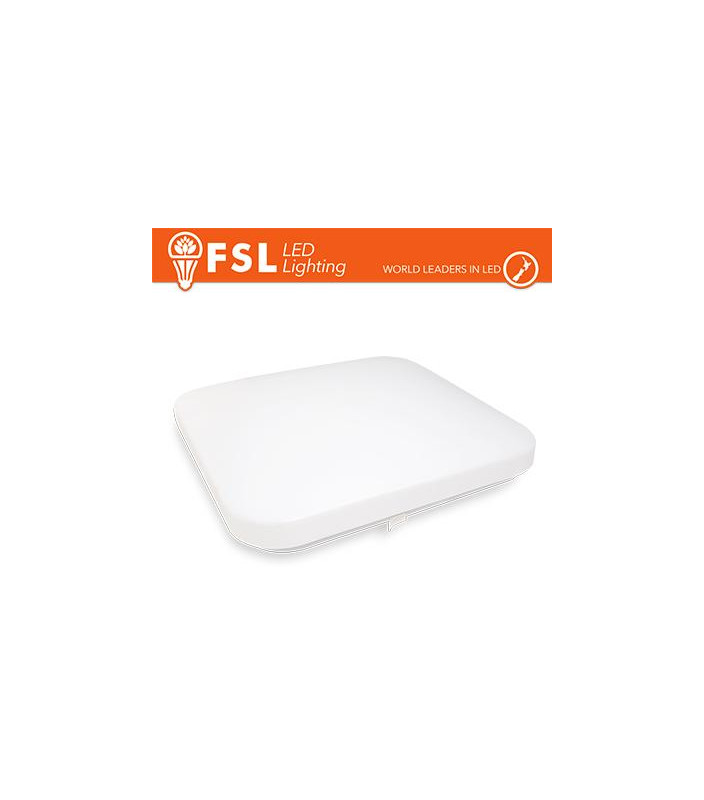 Plafoniera Quadrata LED IP20 25W 3000K 33x6,8cm