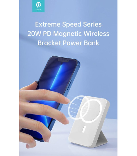 Power bank wireless magnetico carica rapida PD 20 W 5000mah