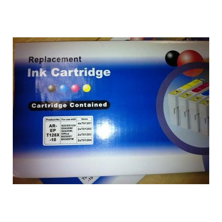 10 Cartucce Compatibili T1281-1282-1283-1284 (4xBk+6 color)