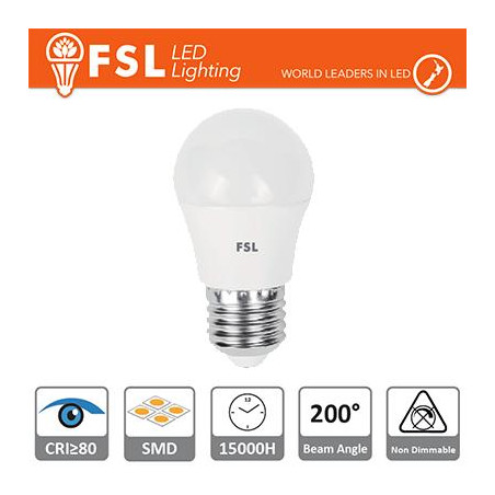 Lampada Sfera - 5,5W 4000K E27 