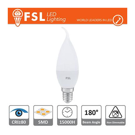 Lampada Colpo di Vento - 5,5W 6500K E14 