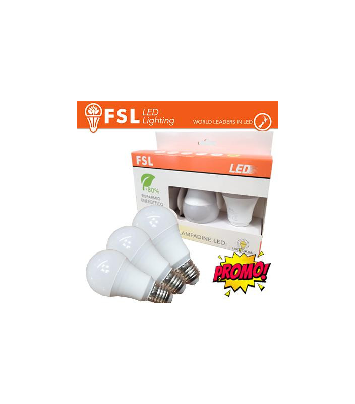 Lampada Goccia: Confezione PROMO 3PACK - 15W 3000K