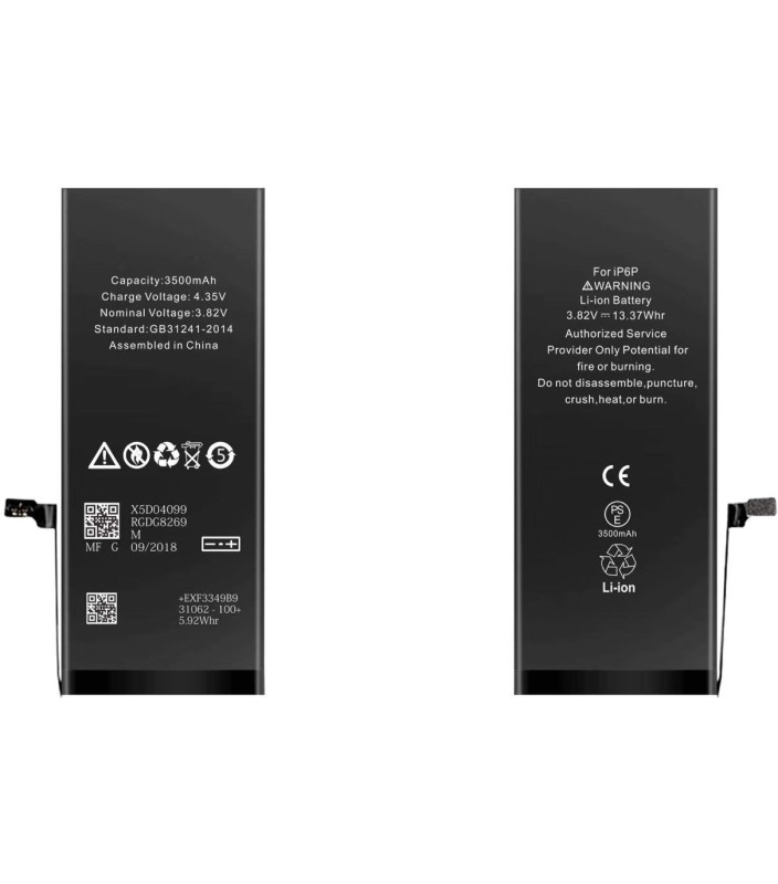 Batteria per iPhone 6 PLUS, 3500mAh, High Capacity