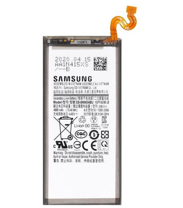 Batteria Samsung Note 9 EB-BN965ABE 4000mAh Bulk N960