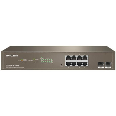 Switch PoE Cloud Managed 8GE+2SFP - IP-COM 