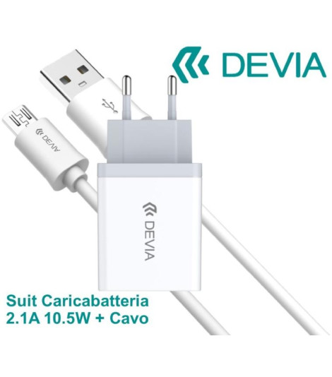 Suit Carica Batteria 2,1A e Cavo m-usb Android