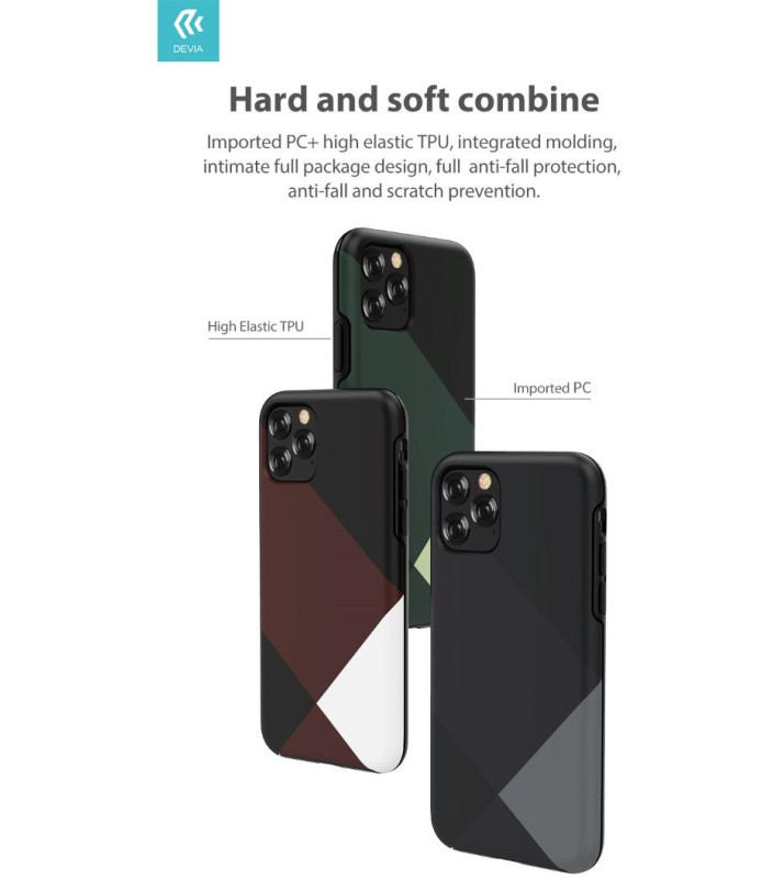 Cover Simple Style per iPhone 11 Pro Max Grigia