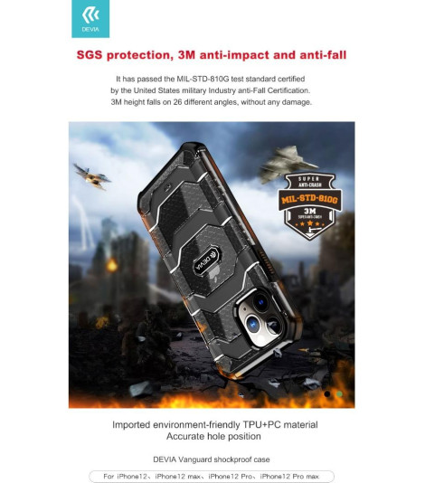 Cover super protettiva in materiale 3M per iPhone 12 & 12Pro