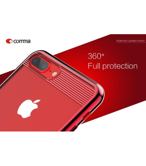 Cover Alta Protezione Brightness per iPhone 7 & 8 Rossa 