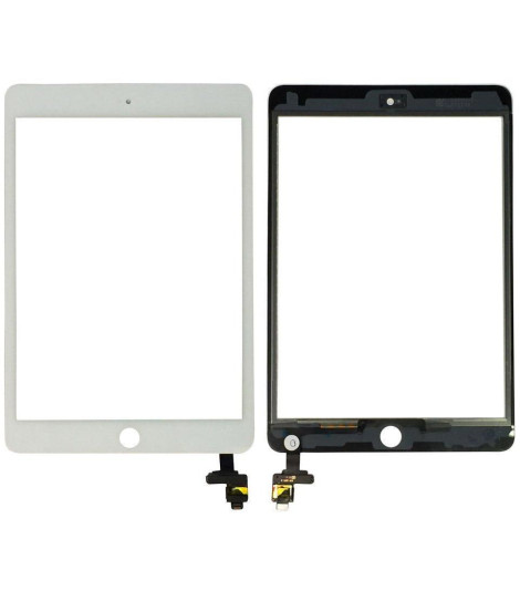 Touch Screen iPad Mini 3 A1599 A1600 con connettore IC Bianc