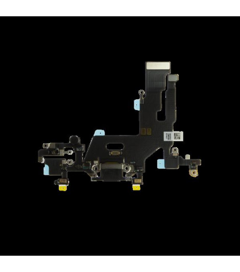 Connettore e cavo flex porta di ricarica iPhone 11 Nero