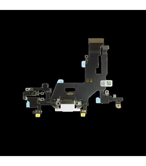 Connettore e cavo flex porta di ricarica iPhone 11 Bianco