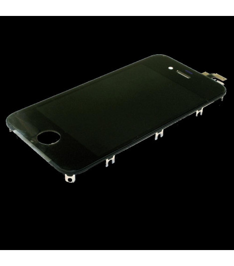 LCD LG Touch Retina Antipolvere per iPhone 4S Nero AAA+