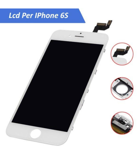 Display LCD Originale LG AAA+ per iPhone 6S Bianco