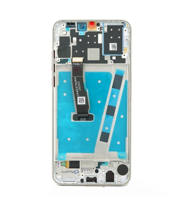 Lcd per Huawei P30 Lite per 48 Mpx LCD con Frame Bianco