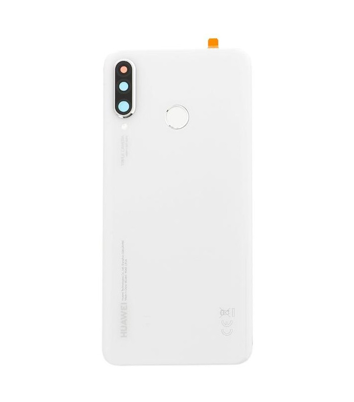 Cover posteriore Huawei P30 Lite Pearl White S. Pack MAR-L21