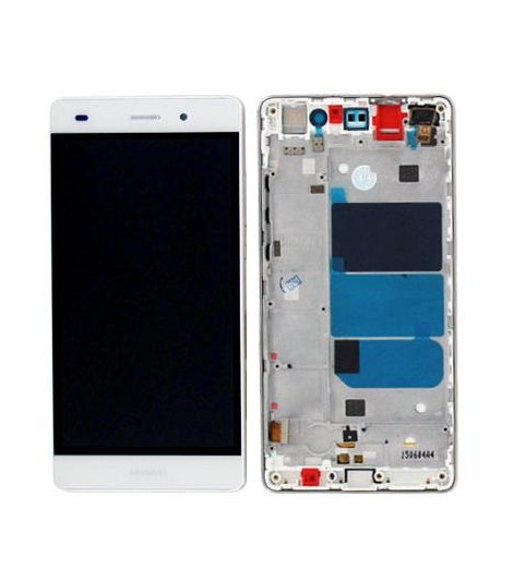LCD + Touch Originale con Frame per Huawei P8 Lite Bianco
