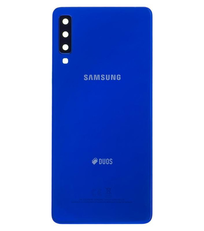 Cover Posteriore Samsung Galaxy A7 2018 SM-A750F Duos Blu