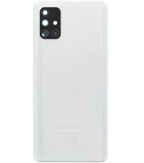 Samsung Galaxy A71 Retro Coperchio Crush White Service Pack