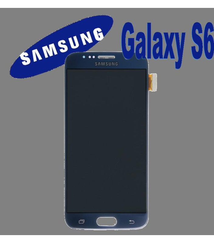 LCD + TOUCH ORIGINALE PER GALAXY S6 NERO GH97-17260A