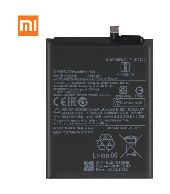 Batteria Originale per Xiaomi Mi 10T/Mi 10T Pro BM53 