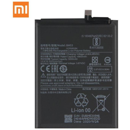 Batteria Originale per Xiaomi Mi 10T/Mi 10T Pro BM53 