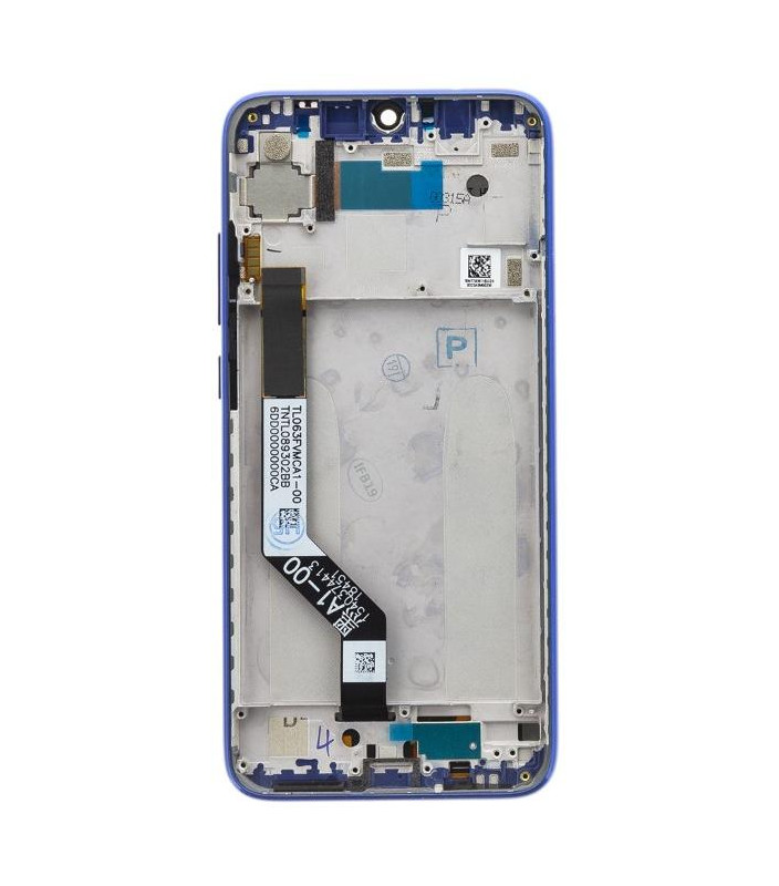 LCD con Frame per Xiaomi Redmi Note 7 e Note 7 Pro Blu