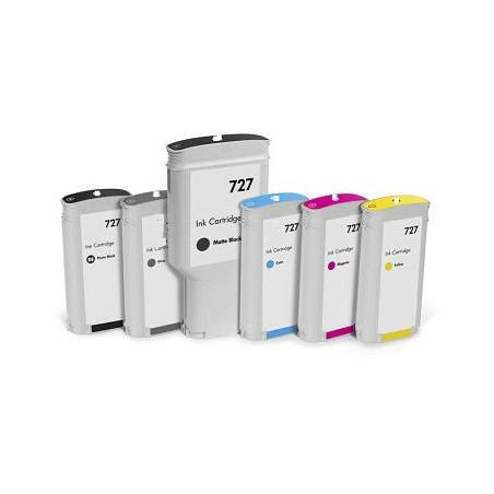 Yellow Compatible  Hp T1500,T2500,T920,T930-130ML 727