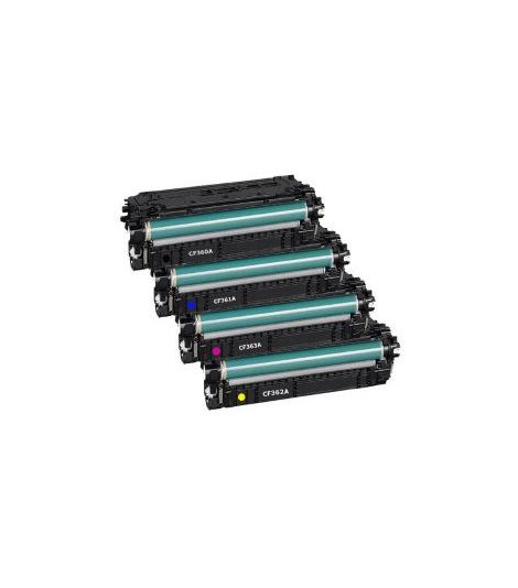 Magente Compatible HP M552dn,M553dn,M553X-5K508A/Canon 040