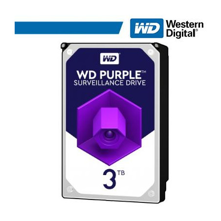 Western Digital HDD int.3TB WD33PURZ, PURPLE