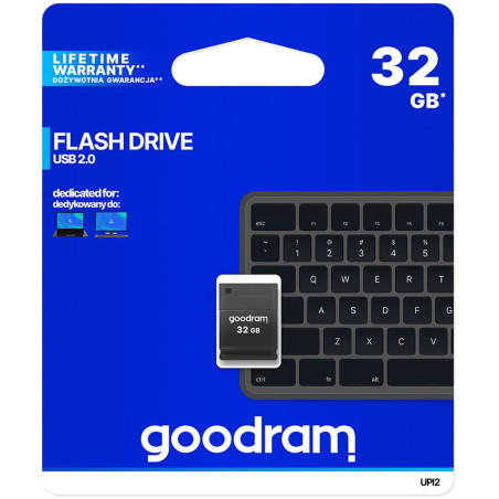 Pendrive Goodram UPI2 32GB USB MINI 2.0 blk - retail blister