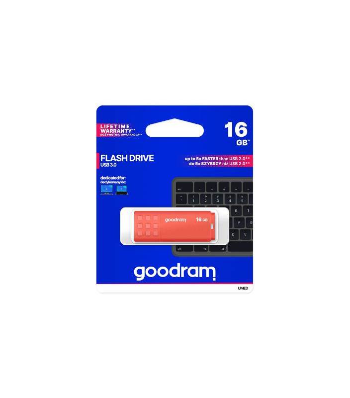 Pendrive GoodRAM 64GB UME3 orange USB 3.0 - retail blister