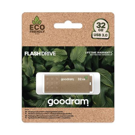 Pendrive GoodRAM 32GB UME3 GREEN USB 3.0 - retail blister