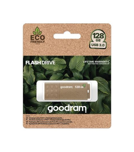 Pendrive GoodRAM 128GB UME3 GREEN USB 3.0 - retail blister