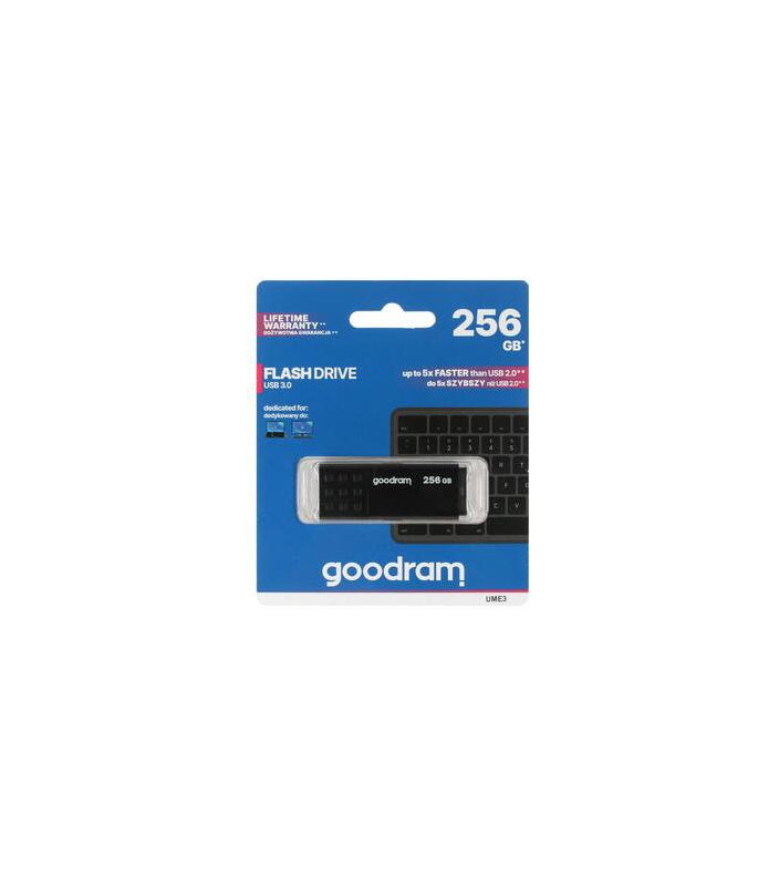 Pendrive GoodRAM 256GB BLACK USB 3.0 - retail blister