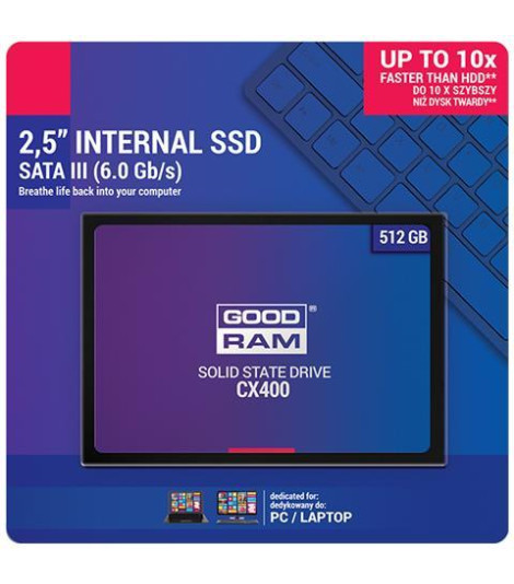 SSD GOODRAM CX400-G2 512GB SATA III 2,5 - retail box