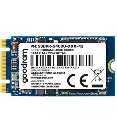 SSD S400U SATA III M.2 2242