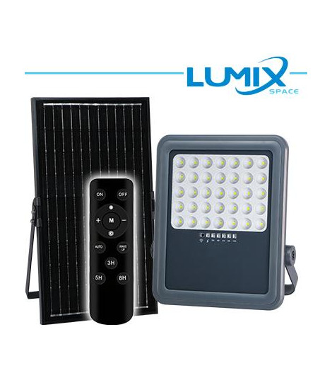 PROIETTORE SOLARE LED 200W + Crepuscolare