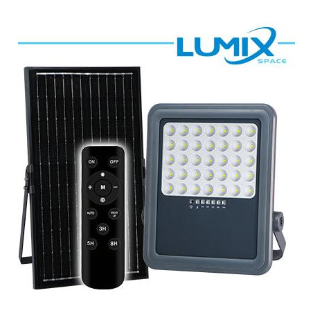 PROIETTORE SOLARE LED 200W + Crepuscolare