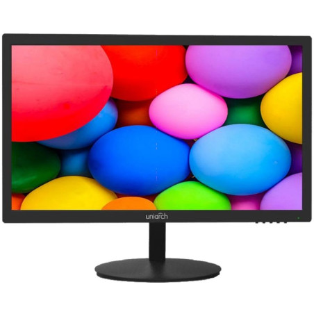 Monitor LED Uniarch 22'' FullHD, 7g H24, 5ms, basso consumo