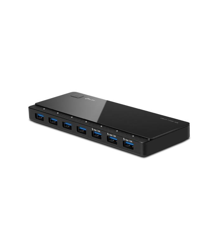 Hub 7 porte USB 3.0 fino a 5 Gbps alimentato 12V-2.5A UH700